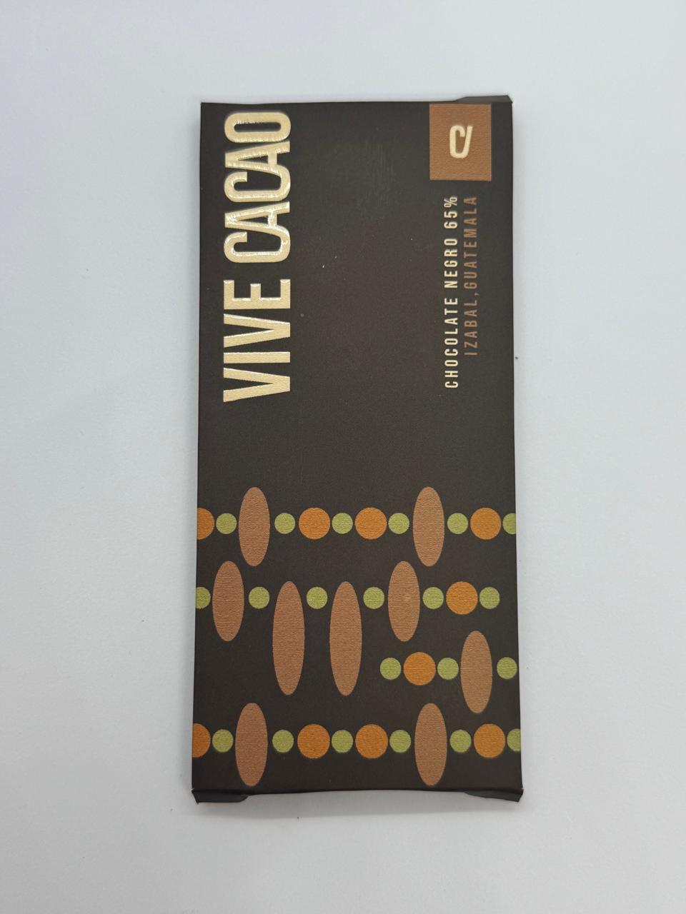 Vive Cacao 65% Dark Chocolate Bar - Guatemalan Highlands Heritage