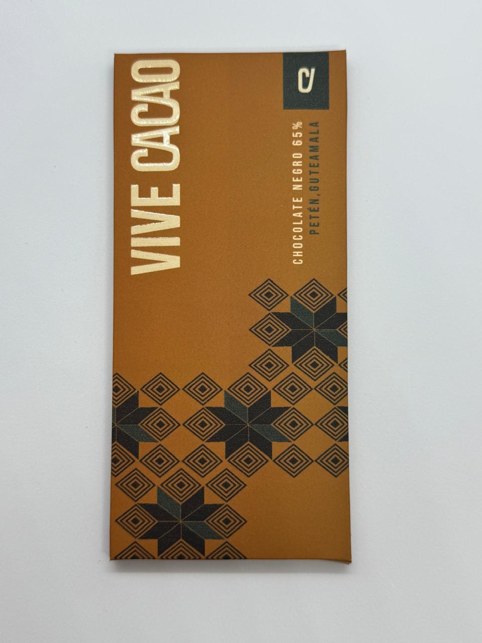 Vive Cacao 65% Dark Chocolate Bar - Guatemalan Highlands Heritage